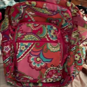 Vera Bradley pink bookbag